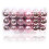 Rose Gold Plastic Christmas Balls 4cm 36 pcs 1