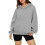 Women's Soft Casual Hooded Sweatshirt Lightweight Pullover 4