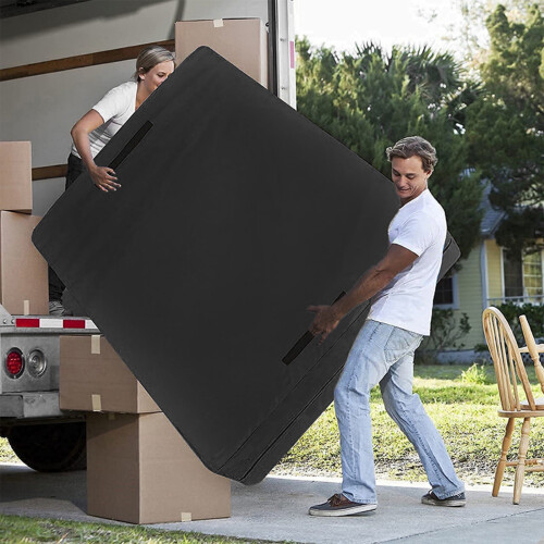 Housse de matelas Queen Size imperméable et réutilisable avec poignées
