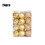 Christmas Balls Decorations Gold Glittering Baubles 24 1