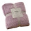 Purple Pedty Throw Blanket Warm Thick 100x70 cm 1