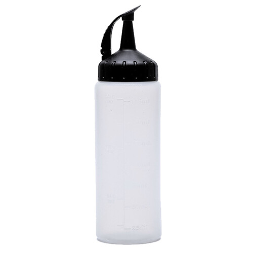 Quetschflasche für Gewürze, transparenter Kunststoff, 250 ml