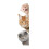 Sticker mural décoratif chaton/chien (1 pièce) 1