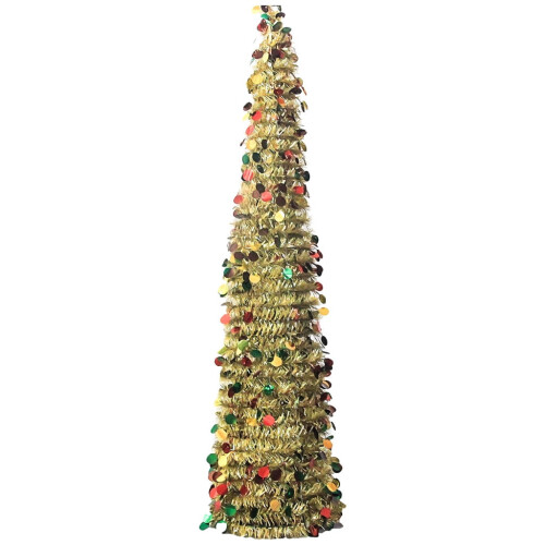 Foldable Artificial Christmas Tree with Stand Blue 1 Pc
