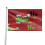 Drapeau Grinch extérieur double face 60 x 90 cm 1