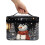 Trousse de maquillage Snowman Lantern Night avec double compartiment 3