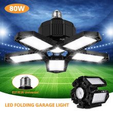 Lampe LED portable Donemore pour garage, fixation au plafond, lot de 1