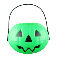 Pumpkin Candy Bucket Halloween Decoration 1 Half Bucket 2