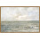 Tela impressa com paisagem oceânica em estilo vintage, 40x60 cm (16x24 polegadas). 1