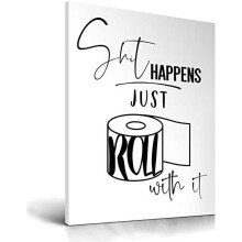 Donkey Wall Art Black and White Waterproof Wood Frame