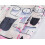 Αντιανεμικό με κουκούλα και σχέδιο παραλλαγής Dinosaur Rainbow για νήπια 4-5 ετών 3