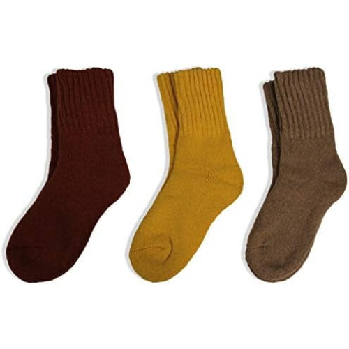 Damen Winter Socken, dick, warm, einfarbig, 1 Paar 2