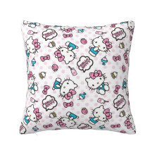 Hello Kitty Cartoon-Kissenbezug 61 x 61 cm