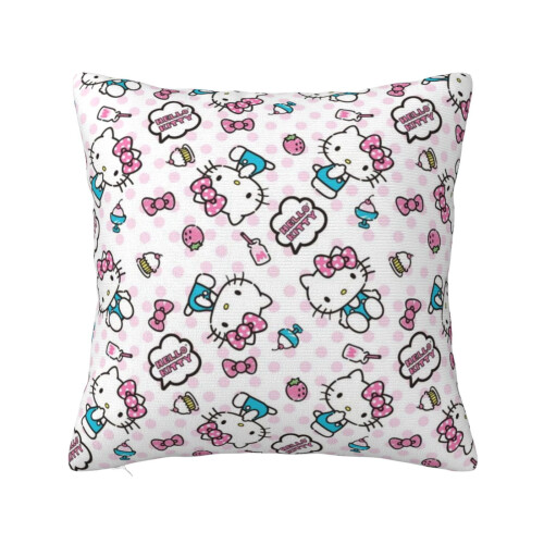Față de pernă cu desene animate Hello Kitty 24" x 24"
