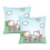 Taie d'oreiller Hello Kitty impression recto verso 24x24 pouces (lot de 2) 1