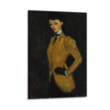 Reproduction d'une peinture d'Amedeo Modigliani, affiche sur toile 20 x 30 cm