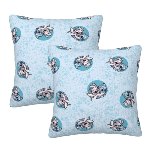 Fundas de cojín Stitch de 45 x 45 cm (paquete de 2)
