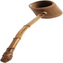Bamboo water ladle Japanese style long handle 1 piece