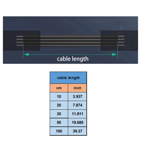 Cabo de extensão micro USB macho para fêmea em ângulo reto, plano 2