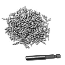 200 Pezzi 4 X 12 Mm Alette per Ruote da Neve Viti Prigioniere per Pneumatici Antiscivolo Picchi di Caduta per Auto Moto Bicicletta