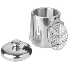 Secchiello per Ghiaccio Isolato con Coperchio Secchiello per Ghiaccio un Doppia Parete con Scomparto per Pinze per Ghiaccio Secchielli per Contenitori