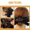 Zwarte strik haarclips van licht hars, 3 stuks 5