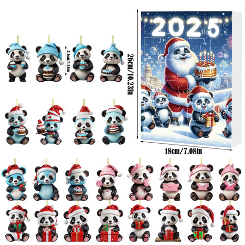 Ημερολόγιο Advent 2025 με ακρυλικές κούκλες24 ημερών 2