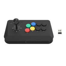 Data Frog Y3A Max Wireless Arcade Stick Joystick Controller Universale per Giochi di Combattimento Multi-Sistema per PC per Android I0S Linux