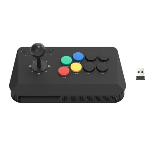 Data Frog Y3A Max Wireless Arcade Stick Joystick Controller Universale per Giochi di Combattimento Multi-Sistema per PC per Android I0S Linux
