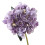 Artificial Hydrangea Silk Flowers Bouquet 3 pcs White 8