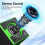 Waterdichte Bluetooth-luidspreker met subwoofer en microfoon (groen) 3