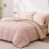 Queen Comforter Set Blush Pink 7-Piece 2
