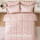Queen Comforter Set Blush Pink 7-Piece 3