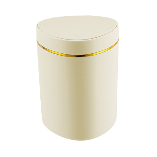 Cestino piccolo giallo con coperchio a cerniera. 2