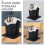 Eyeglass Holder Stand Black Plush Lined 2 Pack 2