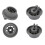 Diskmaskinsrullhjul Plast Texture4Pack 6