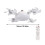 Ventilatore da soffitto con luce LED e telecomando, colore bianco 6