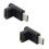 USB-C - USB-C -sovitin, 90 mutka, 10 Gbps:n pikalataus 7
