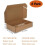 Cutii de transport maro, 9x6x2inch, pachet de 6 2