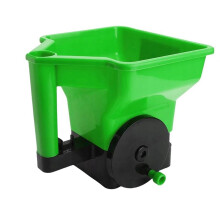 Strumento per Piantare Spandiconcime Portatile, Spargitore per Forniture da Giardino Riutilizzabile, Spargitore per Prato Portatile da 3 Litri,