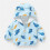 Kleinkindjacke mit Cartoon-Tierprint, Langarm, 12-18 Monate 2