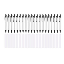 Penne per Sublimazione, 12 Penne un Sfera un Trasferimento Termico DIY con 12 Involucri Termoretraibili