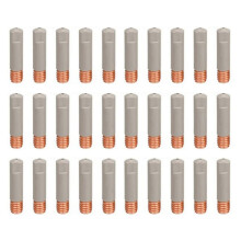 30 Pezzi MB15AK Punte per Ugelli di Saldatura Rivestimento Protegge Punta Ugello Gas M6 0,8 mm Parti di Utensili per Saldatura MIG