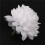 90 Pcs Carnations  Artificial Flower Silk Spherical Heads Wedding Decor White 2