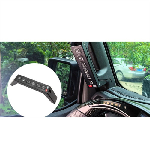 6 Gang Grab Handle  Panel for   JL 18-23 Wireless Grab Handle  Panel for  Gladiator 20-23 2