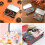 4 PCS Small Storage Box with Lid Rectangular Small Tin Boxes Metal Box with Lid Small Tin Box for Home Storage Silver 5