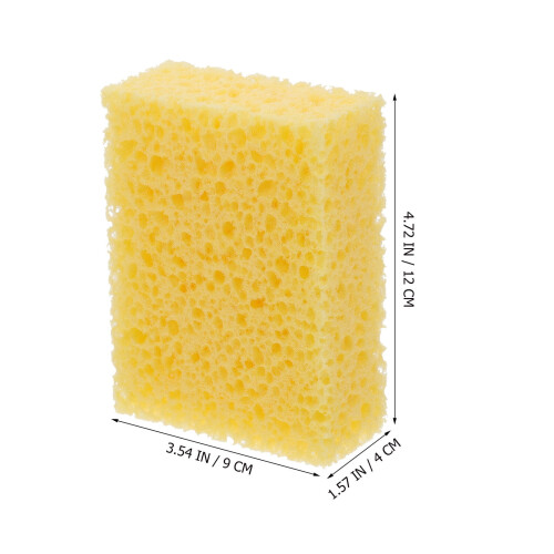 Craft Sponges Rectangle Yellow 1 Pack 4.7 x 3.5 x 1.6 in 1