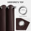 Blackout Curtains Chocolate Thermal Insulated 2 Panels 3