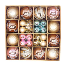 Staron Brown Christmas Balls Set 44 pcs