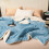 Milk Velvet Lambswool Blanket Queen 6080 Inch Double-Layer 5